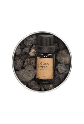 Jens Living Lavastenen Met Aroma Olie Good Vibes 8x8x5.5cm 1stuks Jens Living Lavastenen Met Aroma Olie Good Vibes 8x8x5.5cm 1stuks