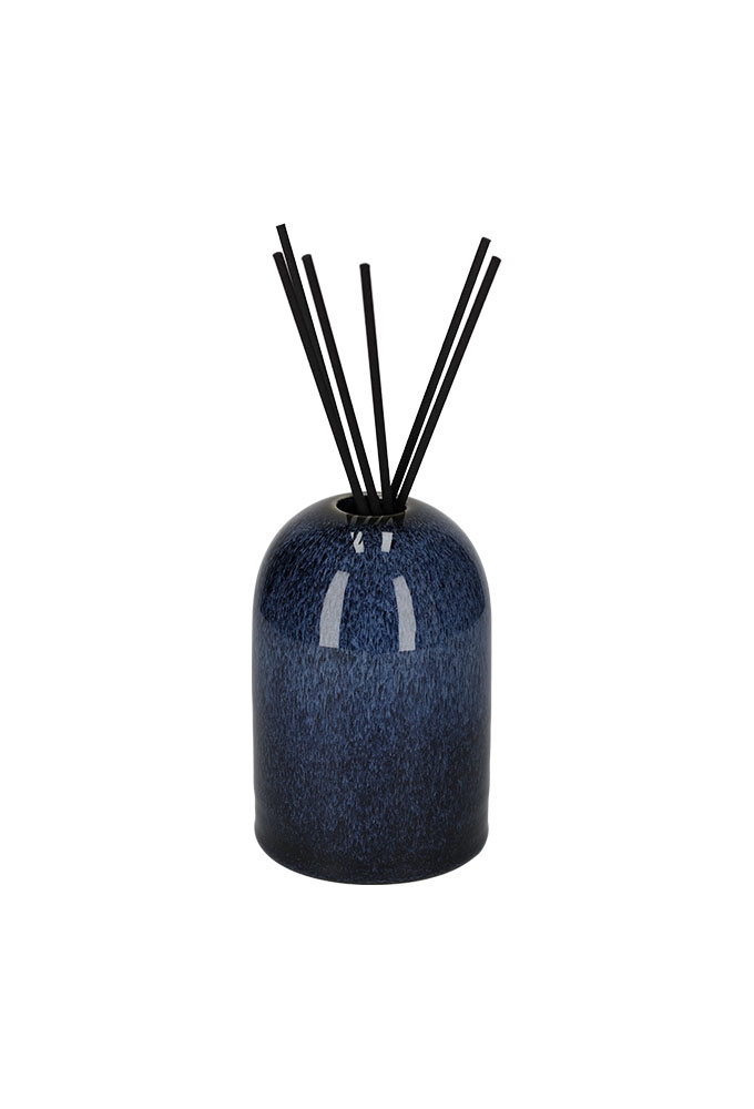Jens Living Geurstokjes Amber Blauw 8x8x22cm 1stuks