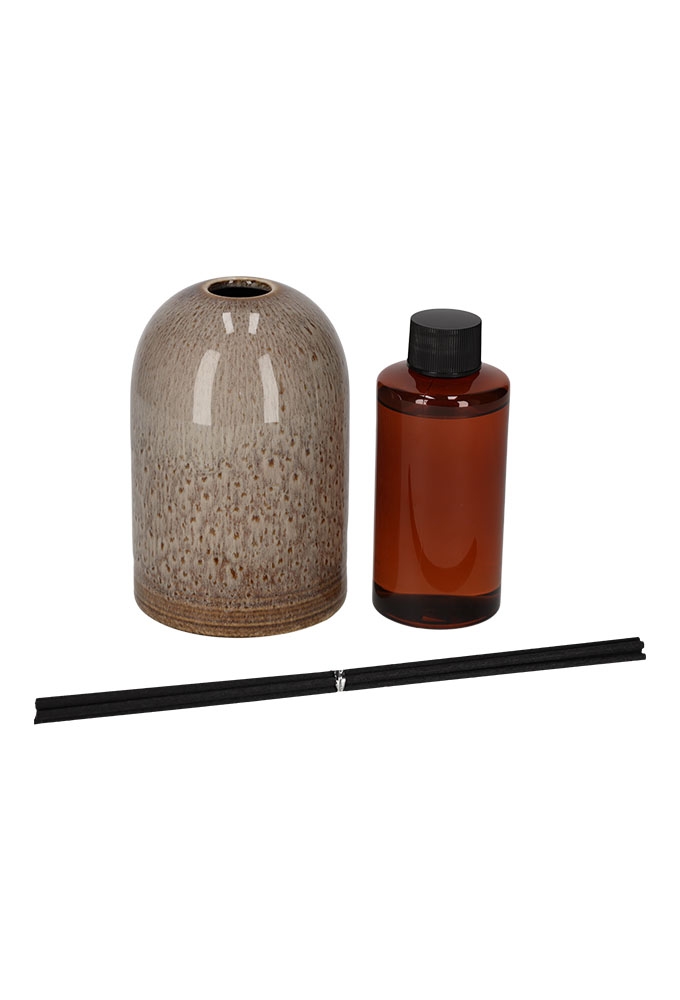 Jens Living Geurstokjes Amber Beige 8x8x22cm 1stuks