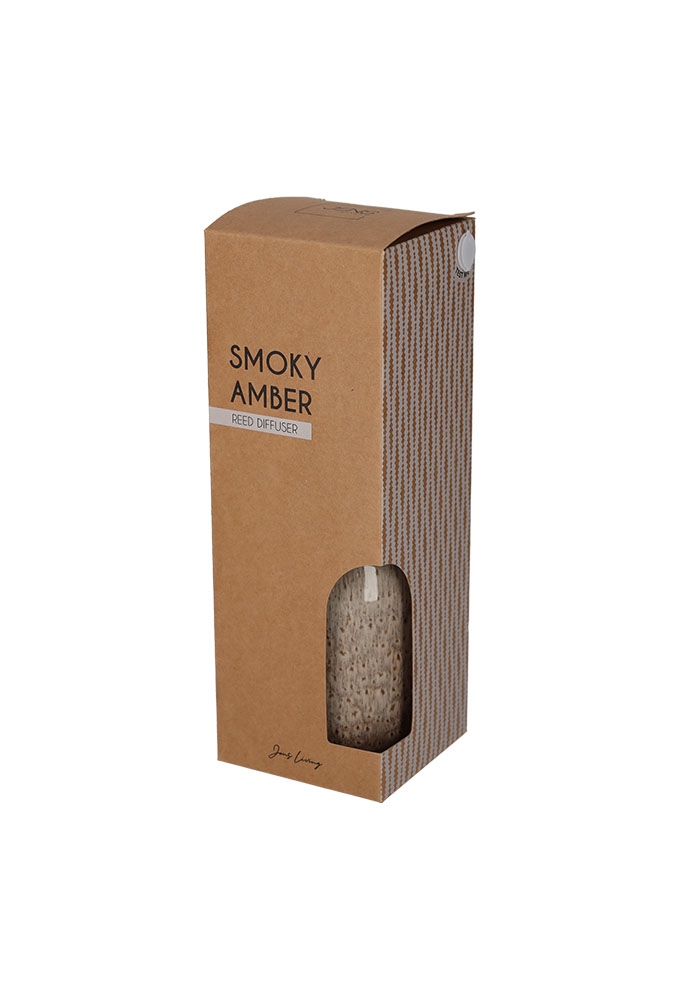 Jens Living Geurstokjes Amber Beige 8x8x22cm 1stuks