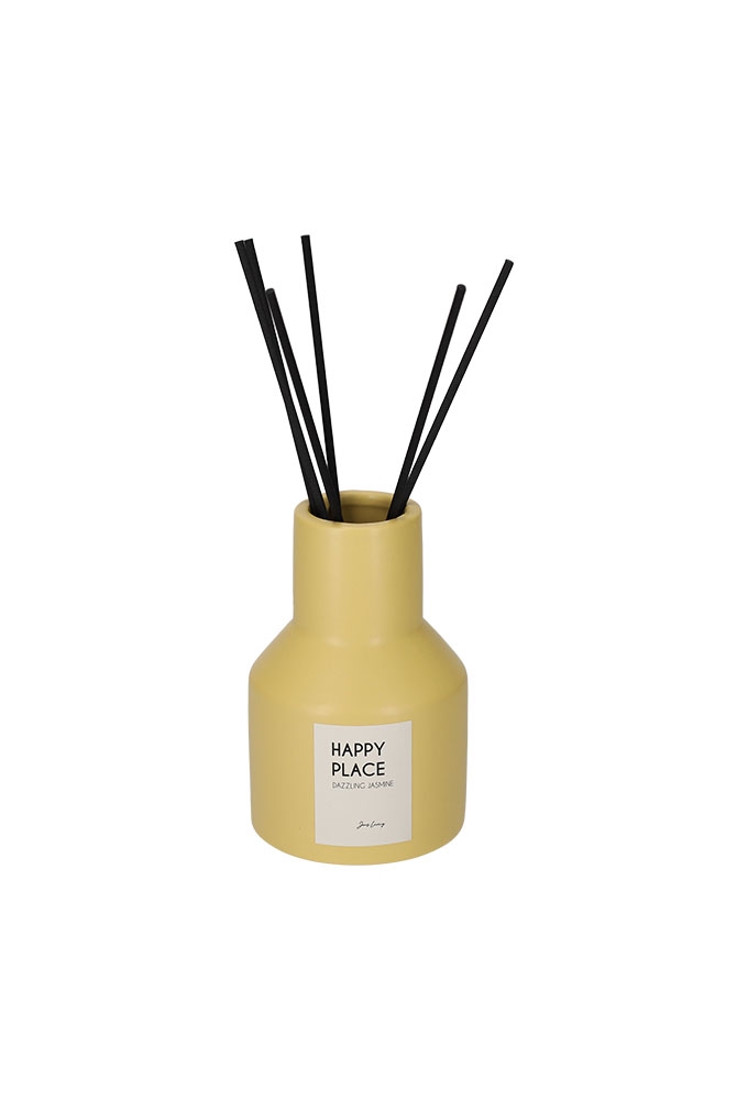 Jens Living Geurstokjes Happy Place 7.5x7.5x21.5cm 1stuks