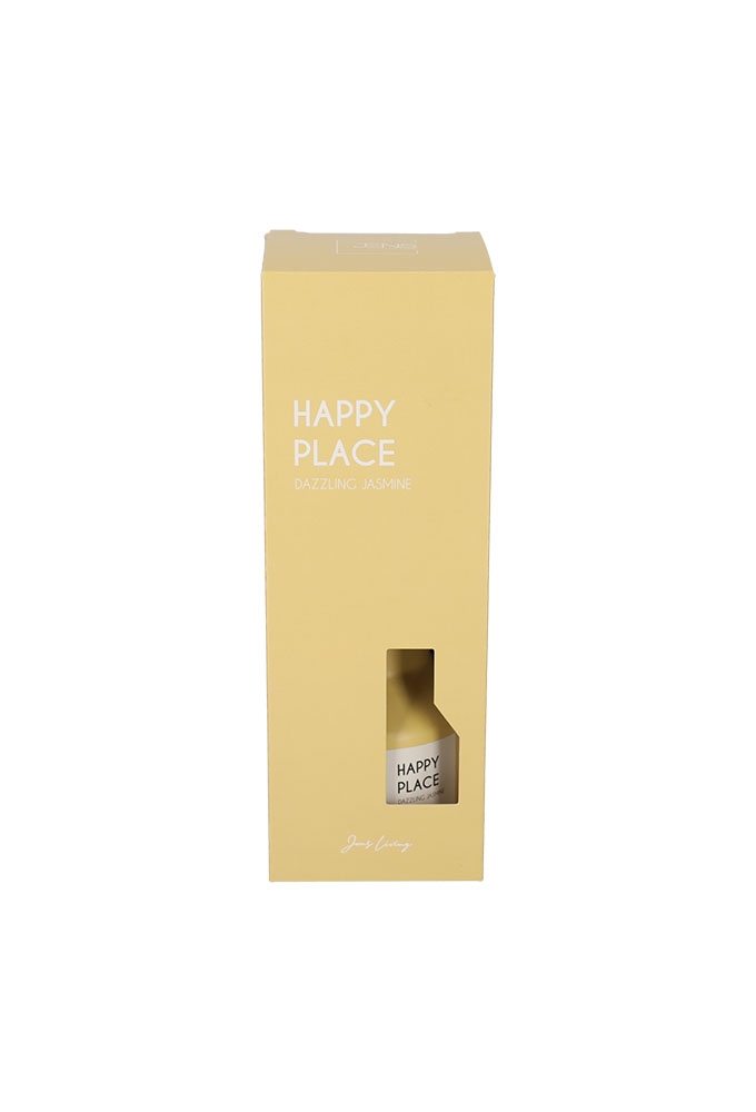 Jens Living Geurstokjes Happy Place 7.5x7.5x21.5cm 1stuks Jens Living Geurstokjes Happy Place 7.5x7.5x21.5cm 1stuks