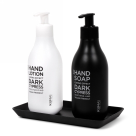 Kumai Dark Cypress Giftbox Handzeep & Handlotion & Trayl 1stuks Kumai Dark Cypress Giftbox Handzeep & Handlotion & Trayl 1stuks