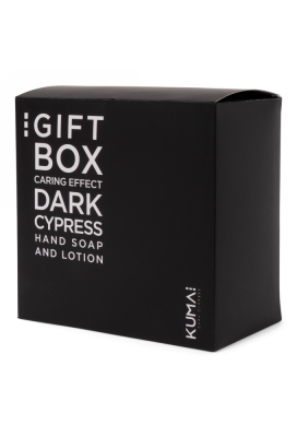 Kumai Dark Cypress Giftbox Handzeep & Handlotion & Trayl 1stuks Kumai Dark Cypress Giftbox Handzeep & Handlotion & Trayl 1stuks