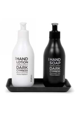 Kumai Dark Cypress Giftbox Handzeep & Handlotion & Trayl 1stuks Kumai Dark Cypress Giftbox Handzeep & Handlotion & Trayl 1stuks