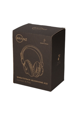 Brainz Hoofdtelefoon Ace Wheatstraw Zwart 18x8x16cm 1stuks Brainz Hoofdtelefoon Ace Wheatstraw Zwart 18x8x16cm 1stuks
