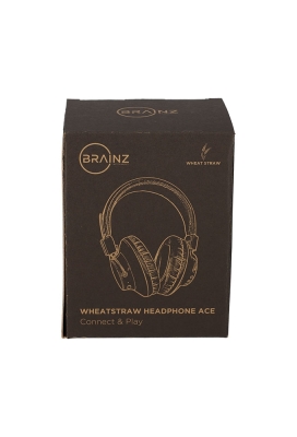 Brainz Hoofdtelefoon Ace Wheatstraw Zwart 18x8x16cm 1stuks Brainz Hoofdtelefoon Ace Wheatstraw Zwart 18x8x16cm 1stuks