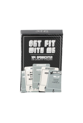 Jens Living Kaartspel Get Fit With Me 6x2x9cm 1stuks Jens Living Kaartspel Get Fit With Me 6x2x9cm 1stuks