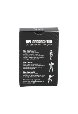 Jens Living Kaartspel Get Fit With Me 6x2x9cm 1stuks Jens Living Kaartspel Get Fit With Me 6x2x9cm 1stuks