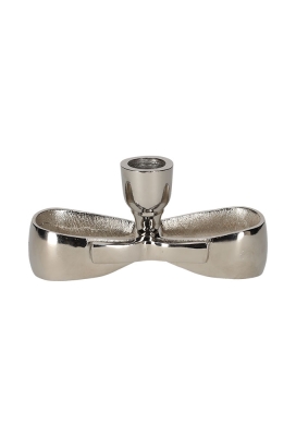 Jens Living Kandelaar Strik Metaal Large 14.5x5.5x6.5cm 1stuks Jens Living Kandelaar Strik Metaal Large 14.5x5.5x6.5cm 1stuks
