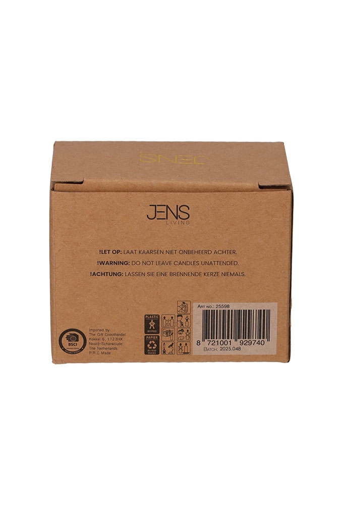 Jens Living Kandelaar Schelp 8x4.5x6cm 1stuks