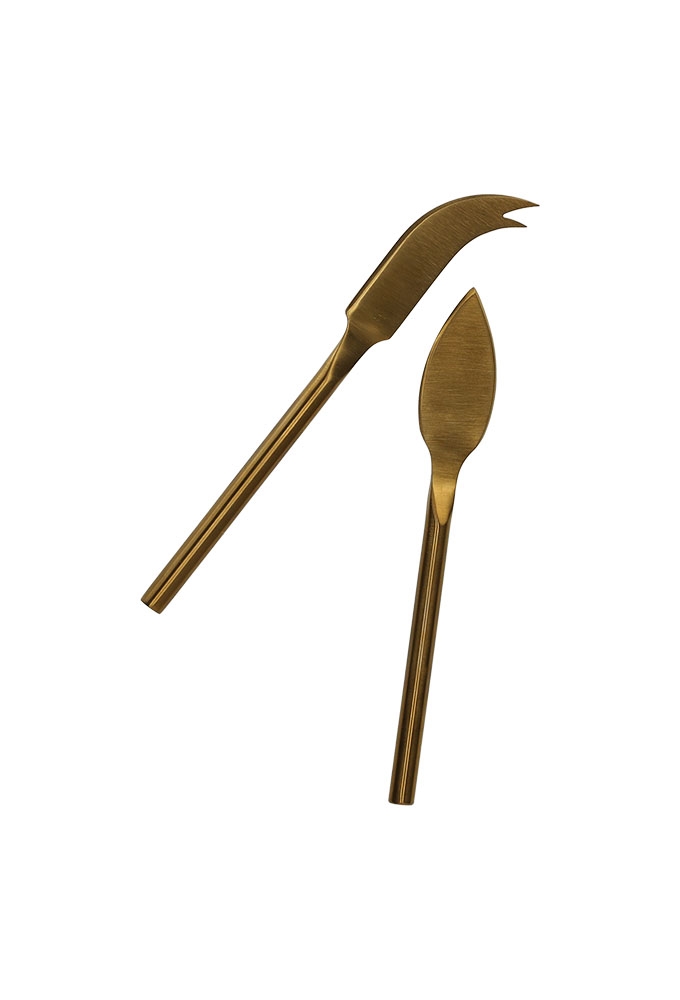 Jens Living Kaasbestek Lucas Goud 19.5x1x3cm 1stuks