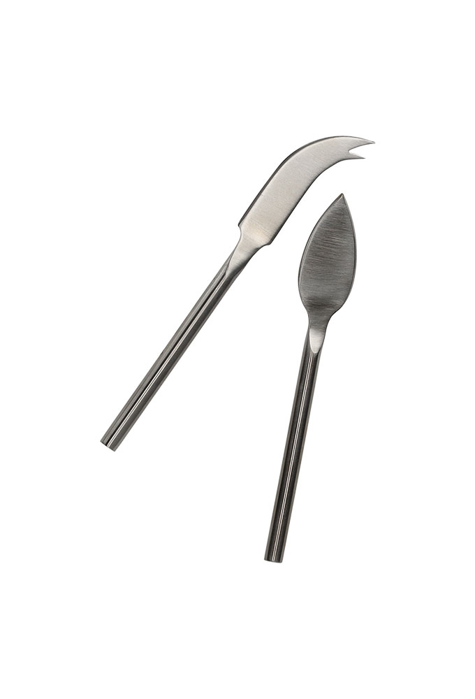 Jens Living Kaasbestek Lucas Zilver 19.5x1x3cm 1stuks