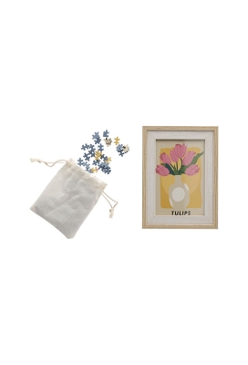 Jens Living Fotolijst met Puzzel Tulp 14.2x1.2x19cm 1stuks