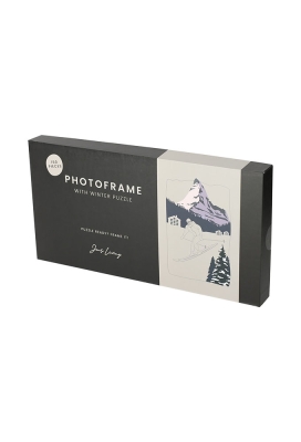 Jens Living Fotolijst met Puzzel Winter 14.2x1.2x19cm 1stuks Jens Living Fotolijst met Puzzel Winter 14.2x1.2x19cm 1stuks