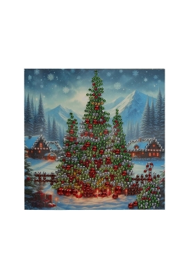 Jens Living Diamond Painting Kerstkaart set van 4st 16.5x16.5x0.2cm1st Jens Living Diamond Painting Kerstkaart set van 4st 16.5x16.5x0.2cm1st