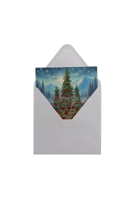 Jens Living Diamond Painting Kerstkaart set van 4st 16.5x16.5x0.2cm1st Jens Living Diamond Painting Kerstkaart set van 4st 16.5x16.5x0.2cm1st