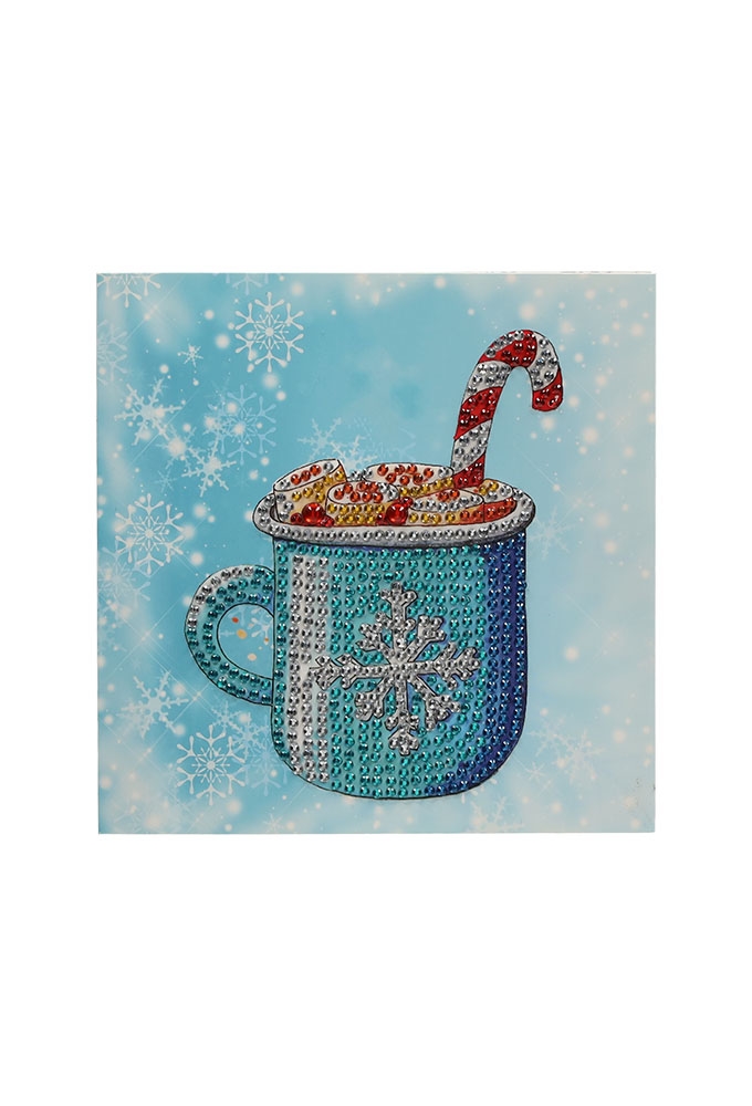 Jens Living Diamond Painting Winterkaart set 4st 16.5x16.5x0.2cm 1st