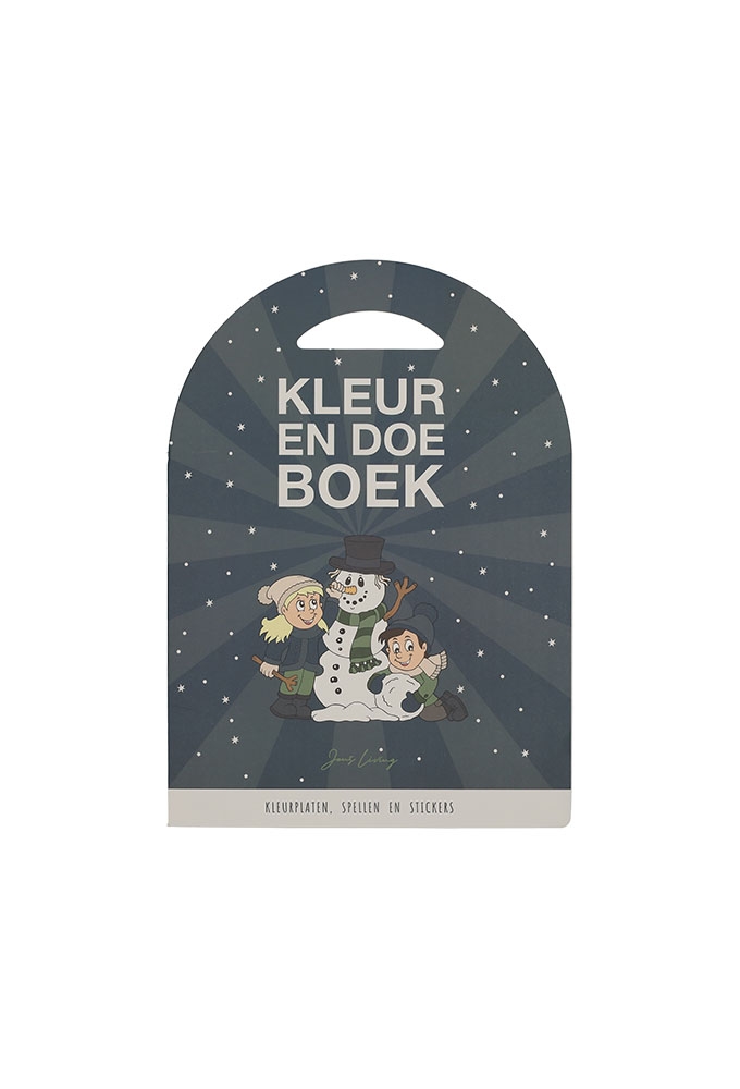 Jens Living Kleur en Doe Boek Winter 21x0.2x29.5cm 1stuks