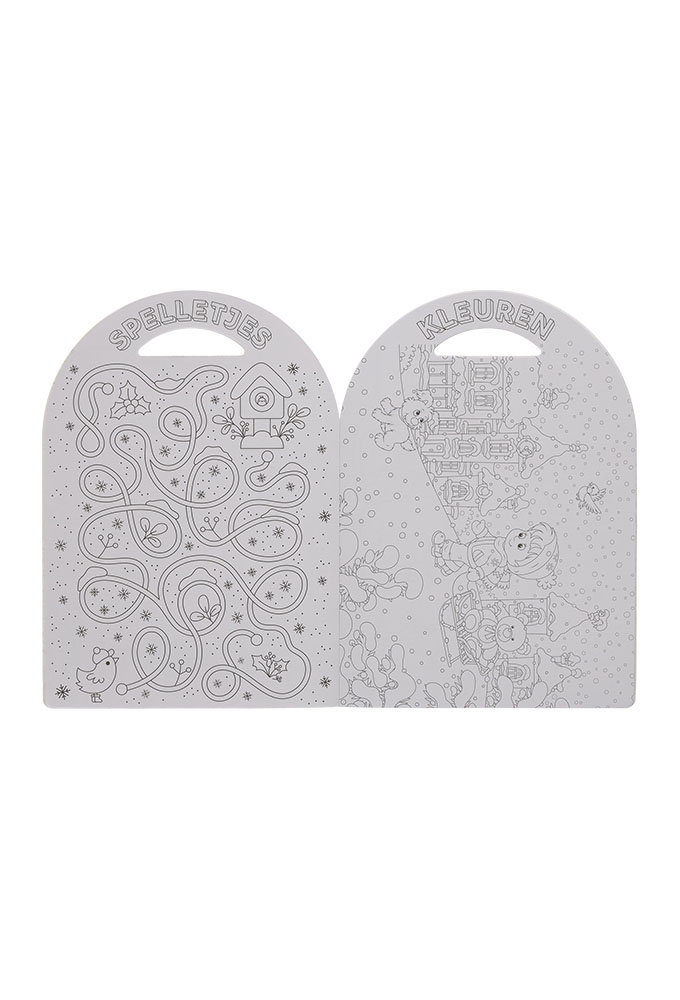 Jens Living Kleur en Doe Boek Winter 21x0.2x29.5cm 1stuks