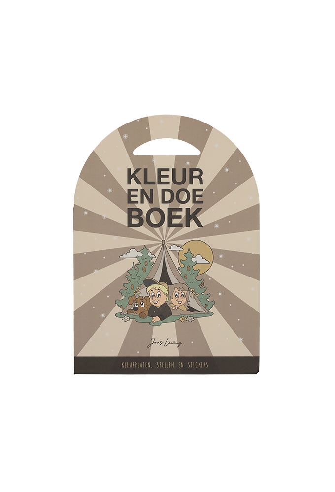 Jens Living Kleur en Doe Boek Op Reis 21x0.2x29.5cm 1stuks