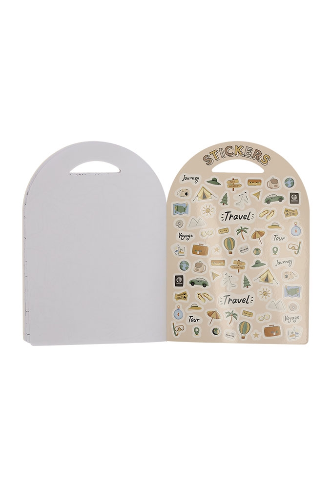 Jens Living Kleur en Doe Boek Op Reis 21x0.2x29.5cm 1stuks