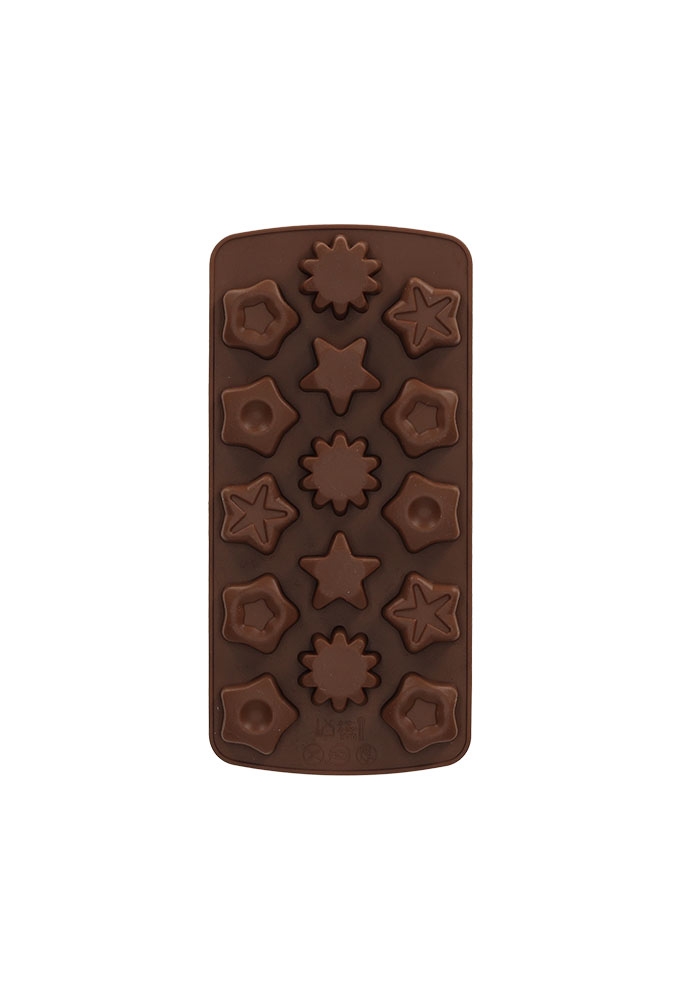 Jens Living Chocoladevorm Sterren 10.5x2x21.5cm 1stuks Jens Living Chocoladevorm Sterren 10.5x2x21.5cm 1stuks