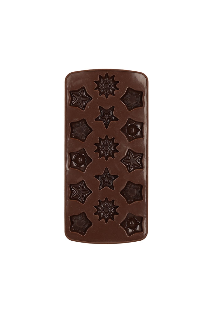 Jens Living Chocoladevorm Sterren 10.5x2x21.5cm 1stuks Jens Living Chocoladevorm Sterren 10.5x2x21.5cm 1stuks
