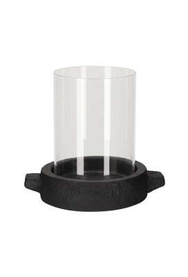 Jens Living Cement Lantaarn Jessie Zwart 16x12x15cm 1stuks Jens Living Cement Lantaarn Jessie Zwart 16x12x15cm 1stuks