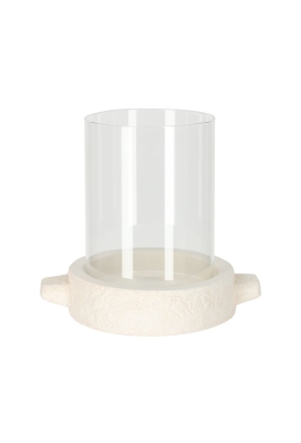 Jens Living Cement Lantaarn Jessie Off White 16x12x15cm 1stuks Jens Living Cement Lantaarn Jessie Off White 16x12x15cm 1stuks