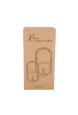Jens Living Lantaarn Ravi Zwart Large 17.5x17.5x32cm 1stuks Jens Living Lantaarn Ravi Zwart Large 17.5x17.5x32cm 1stuks