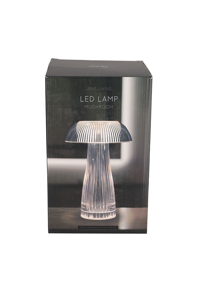 Jens Living Led Touch Lamp Paddestoel 16x16x25.5cm 1stuks Jens Living Led Touch Lamp Paddestoel 16x16x25.5cm 1stuks