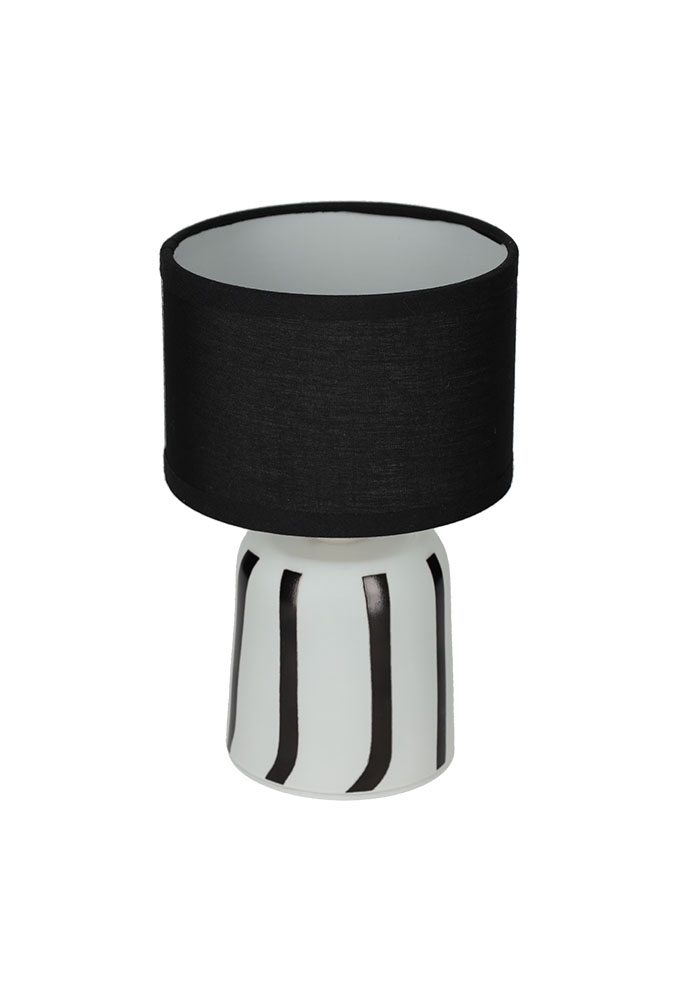 Jens Living Led Tafellamp Lily Zwart 13x13x20.5cm 1stuks Jens Living Led Tafellamp Lily Zwart 13x13x20.5cm 1stuks