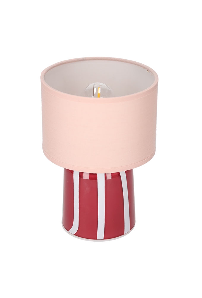 Jens Living Led Tafellamp Lily Roze 13x13x20.5cm 1stuks