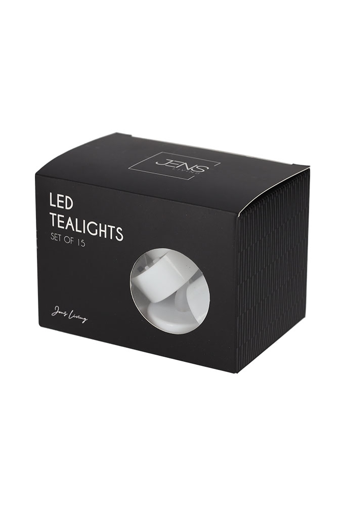 Jens Living Led Theelichten  & 15 3.6x3.6x4cm 1stuks