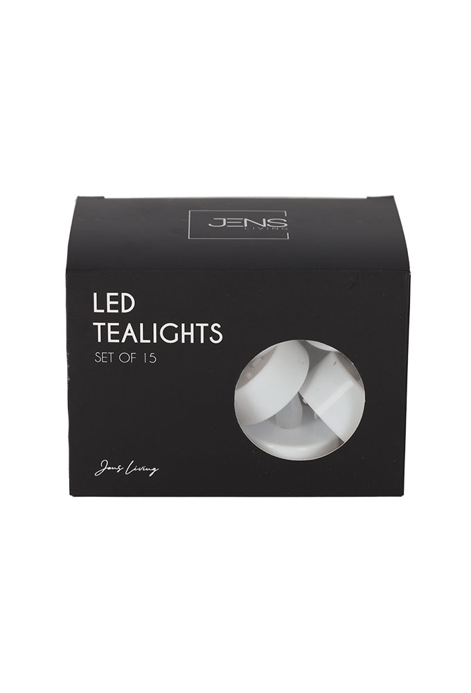 Jens Living Led Theelichten  & 15 3.6x3.6x4cm 1stuks