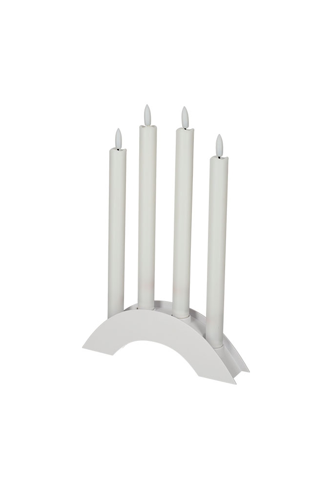 Jens Living Oplaadbare Led Dinerkaarsen set van 4stuks 21x4x30.5cm 1st