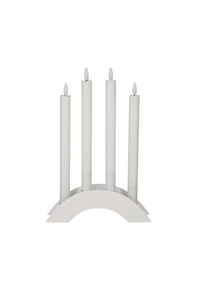 Jens Living Oplaadbare Led Dinerkaarsen set van 4stuks 21x4x30.5cm 1st