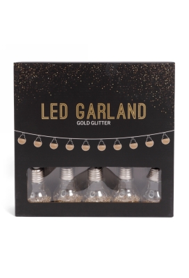 Senza Led Glitter Bol Slinger Goud Senza Led Glitter Bol Slinger Goud