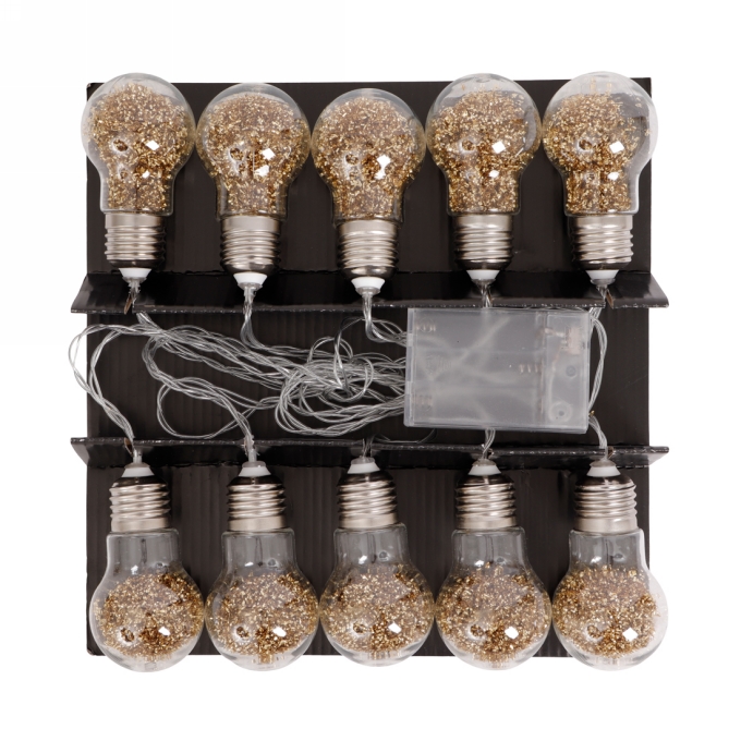 Senza Led Glitter Bol Slinger Goud Senza Led Glitter Bol Slinger Goud
