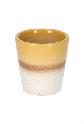 Jens Living Mok Bobbi Geel 7.5x7.5x8cm 1stuks