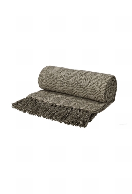 Jens Living Recycled Cotton Plaid Noor Groen 130x180x0.3cm 1stuks