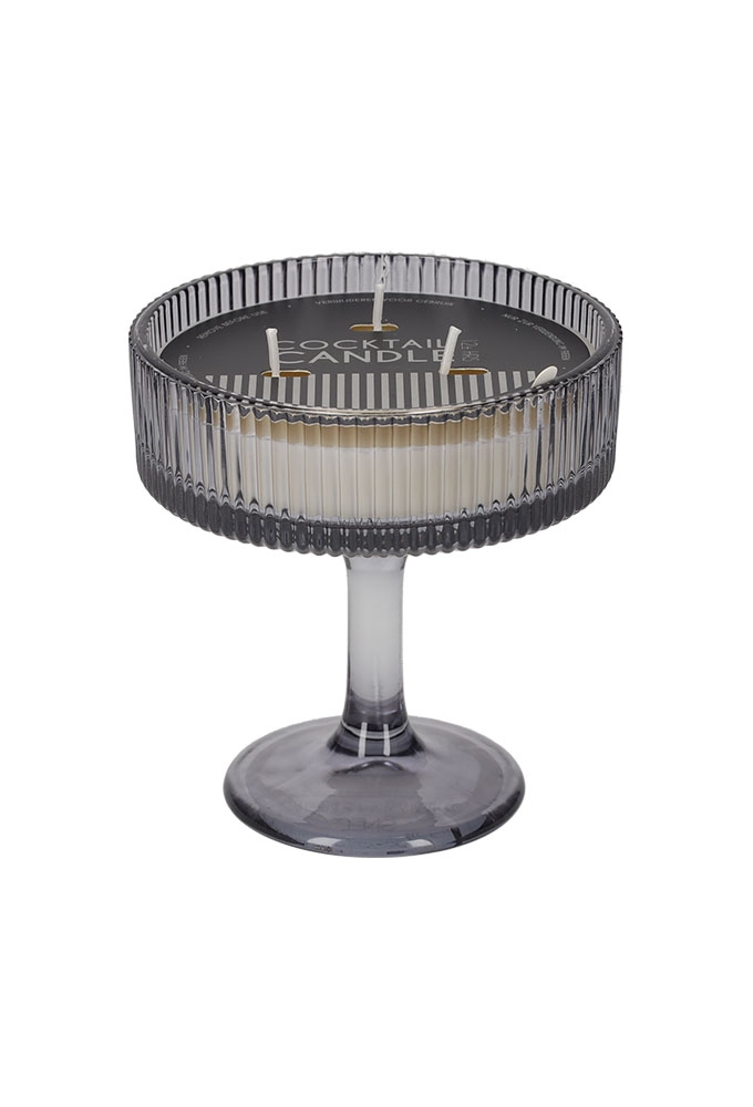 Jens Living Cocktail Kaars Smoke 10.5x10.5x11cm 1stuks