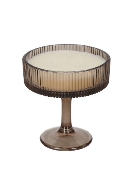 Jens Living Cocktail Kaars Bruin 10.5x10.5x11cm 1stuks