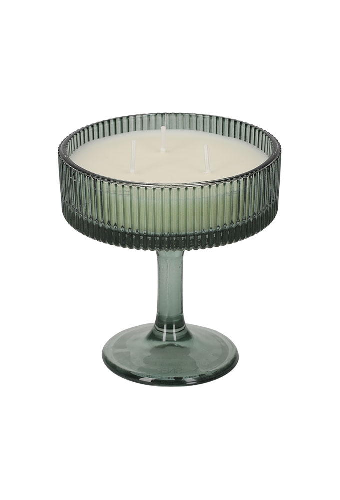 Jens Living Cocktail Kaars Groen 10.5x10.5x11cm 1stuks