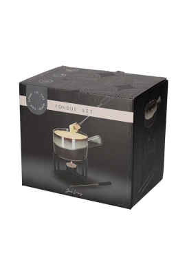 Jens Living Fondue Set Bordeaux 17.5x12x14.5cm 1stuks Jens Living Fondue Set Bordeaux 17.5x12x14.5cm 1stuks