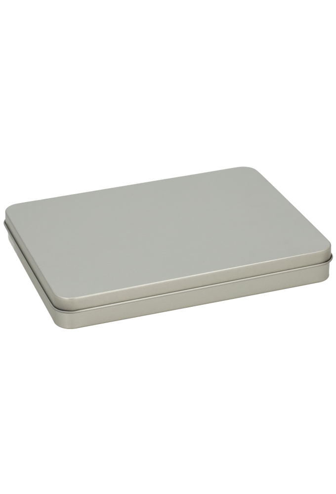 Blikken Blanco a5 Met Scharnier Deksel 22x16x2.5cm 12stuks
