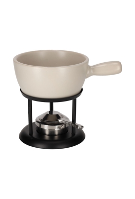 Jens Living Fondue Set Beige Large 22x16x20cm 1stuks Jens Living Fondue Set Beige Large 22x16x20cm 1stuks