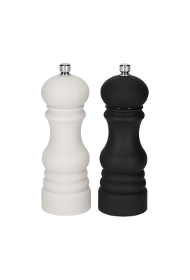 Jens Living Peper & Zout Molens set van 2stuks 5.8x5.8x17.5cm 1stuks Jens Living Peper & Zout Molens set van 2stuks 5.8x5.8x17.5cm 1stuks