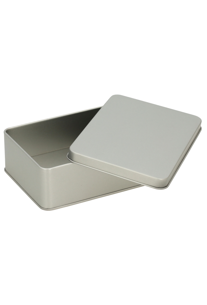 Blikken Blanco Rechthoekig 14.3x10.3x4.5cm 12stuks